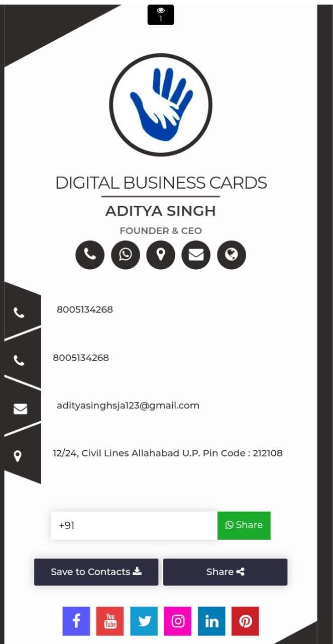 Myonecards visiting template